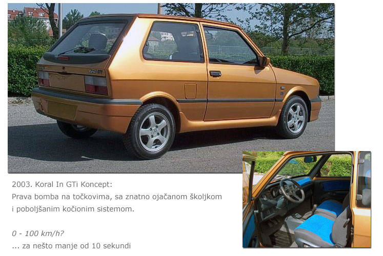 2003. Zastava Koral In GTi Koncept